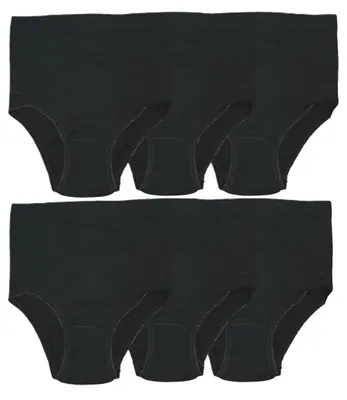 Produktbild von TOKER COLLECTION®  Damen Hüftslip „Barbara“ 4 Farben, super elastisch Packung, 6 Stück, Schwarz, Gr.38/40