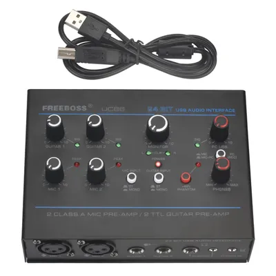 Produktbild von USB-Audio-Interface, 5 Eingangs-Kanäle, 24Bit 48KHz Aufnahme,UC86