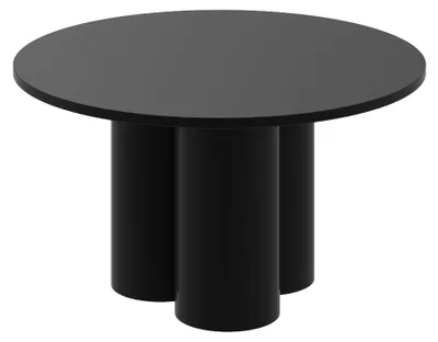 Produktbild von Design Couchtisch HRE-222 rund Hochglanz Wohnzimmer Tisch 80 x 50 cm