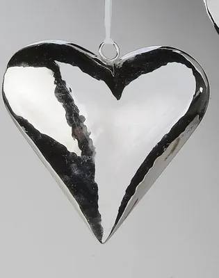 Produktbild von formano Dekohänger Herz aus Edelstahl, 15 cm