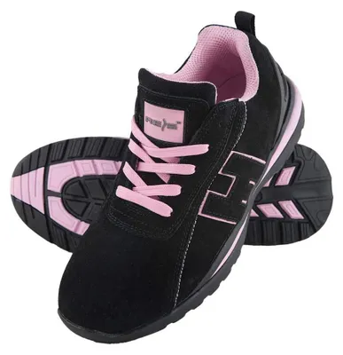 Produktbild von REIS Damen Brargentina38 Industrial Shoe, Schwarz Rosa, 38 EU