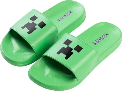 Produktbild von Minecraft - TNT Badesandale für Jungen, EVA NS9618 (33 EU) (Schwarz/Grün bedruckt)
