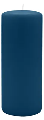 Produktbild von Flachkopf-Stumpenkerzen Petrol Blau 250 x Ø 100 mm, 2 Stück