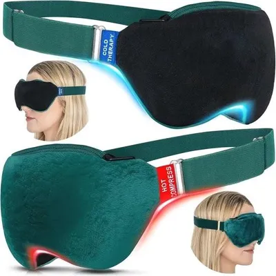 Productafbeelding van Oogmasker voor droge en gevoelige ogen – 2-in-1: warmtekompres en koelmasker voor migraine en blefaritis