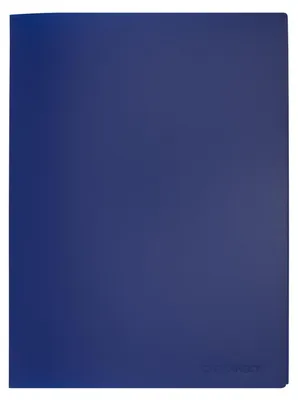 Produktbild von Q-Connect KF01251 Sichtbuch - 20 Hüllen, Einband PP, 450 mym, blau