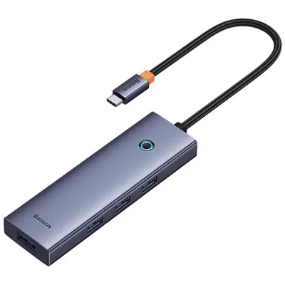 Produktbild von Baseus Ultrajoy USB-C, USB 3.2 Gen 1 (3.1 Gen 1) Type-C, USB 3.2 Gen 1 (3.1 Gen 1) Type-A, 5000 Mbit/s, Grau, Rundkabel, USB