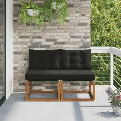 Produktbild von （Robust Möbel）2 Stück Outdoor Mittelsofa/Couchgarnitur - CLORIS - Outdoor-Möbel - für Garten/Terrasse - Gartensofas NeuMöbel831013