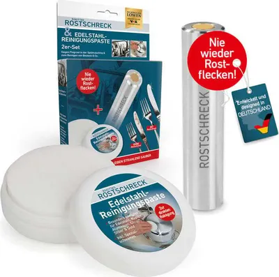 Produktbild von Zestaw ROKITTAS - pasta odrdzewiająca i czyszcząca do stali nierdzewnej