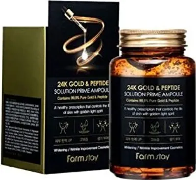 Produktbild von Farm stay - 24K Gold&Peptide Solution Prime Ampoule, 250ml