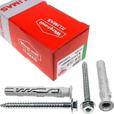 Produktbild von Rahmendübel KPR-FAST-K 12x80 mm Sechskantkopf Torx Fensterrahmendübel 25 Stück