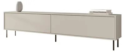 Produktbild von MIRJAN24 TV-Lowboard Masha 200 2D, Stilvoll Wohnzimmer, Lowboard mit zwei Drehtüren (Farbe: Cashmere)