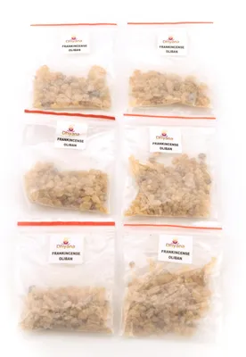 Weihrauchharz Olibanum 6 Beutel à 16 g Naturharz Reinigung Indien 100 g