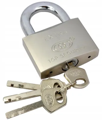 Obrázek produktu pro Handmet Visací zámek kalená ocel nikl 60 mm