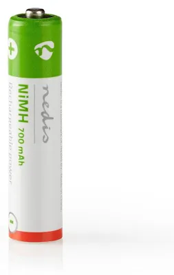 Produktbild von Nedis Wiederaufladbarer Ni-MH-Akku AAA - 1.2 V DC - 700 mAh - vorgeladen - 2-Pack