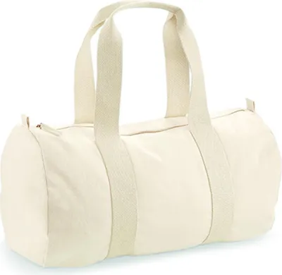 Image de Westford Mill W814 | EarthAware Organic Barrel Bag / 50 x 25 x 25 cm - Couleur : Natural - Taille : 50 x 25 x 25 cm