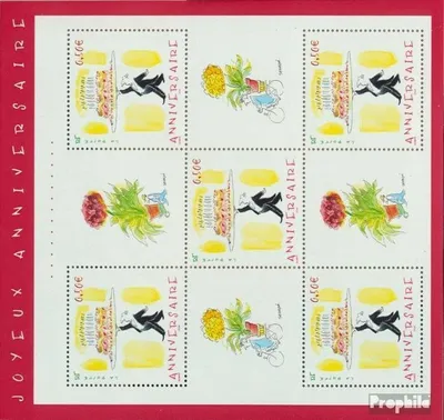 Produktbild von Briefmarken Frankreich 2004 Mi 3833I Kleinbogen (kompl.Ausg.) postfrisch Grußmarke