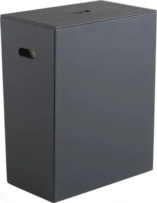 Zdjęcie produktu dla Kosz na pranie LUXURY 49,5x61,8x29 cm, czarny