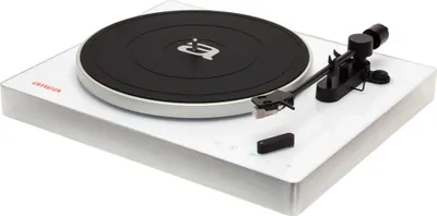 Produktbild von Aiwa APX-680BT /WT White Bluetooth gramofón 2 rýchlosti 33/45 otáčok za minútu magn. hliníkové kryty