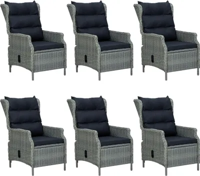 Obrázek produktu pro vidaXL 7dílný zahradní jídelní set Light Grey