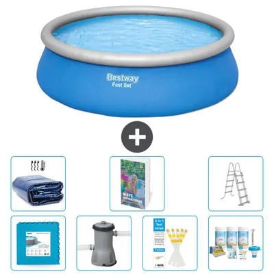 Produktbild von Bestway Fast Set Rund - 457x122 cm - 8-teilig  S362