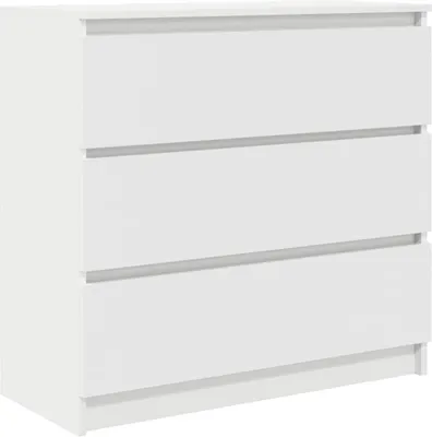 Produktbild von Sideboard Weiß 80x35x76 cm Holzwerkstoff