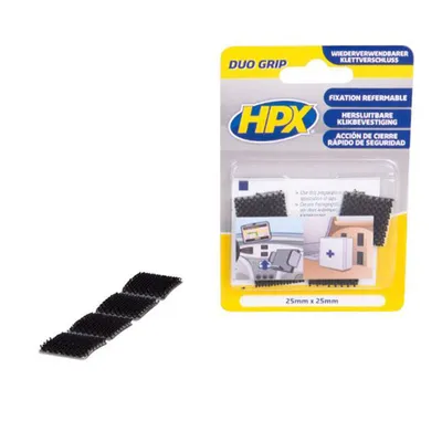 Image de HPX Duo Grip Feuilles adhésives réutilisables 25x25mm