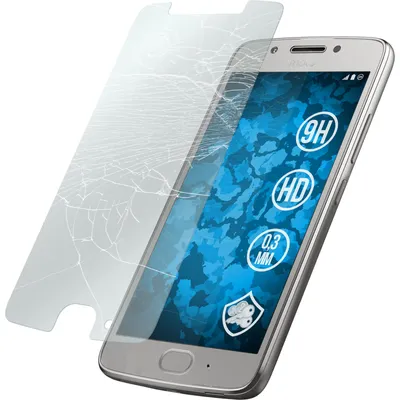 Produktbild von 1er-Pack PhoneNatic Glas-Folie klar  kompatibel mit Lenovo Moto G5 - Panzerglas für Moto G5