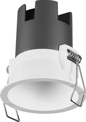 Zdjęcie produktu dla Downlight wpuszczany OSRAM SPOT TWIST, biały, 5W, 400lm, 840 WT, średnica 70mm, chłodna biała barwa światła, do 90% oszczędności energii w porównaniu z downlightami halogenowymi, łatwy montaż, 4000K