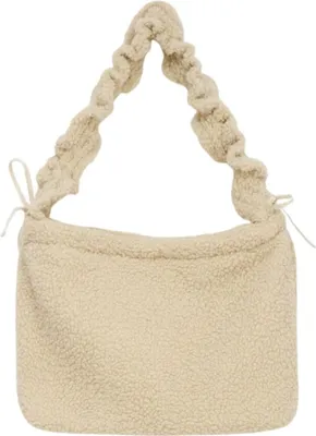 Produktbild von My Jewellery Shopper puffer teddy ruffle strap Beige .