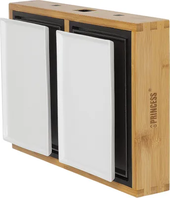Produktbild von Princess 104020 Dinner4Two Pure, Bambus, Schwarz, Bambus, 2 Person(en), Type F (CEE 7/4), 2 m,