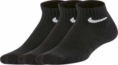 Produktbild von Nike Kids Performance Basic Ankle Socken 3 Paare Schwarz EU 18 1/2-23 1/2 Schwarz EU 18 1/2-23 1/2