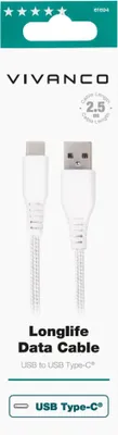 Produktbild von LongLife Charging Cable, USB Type-C Daten- u. Ladekabel, 2,5m (61694)