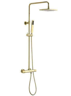 Produktbild von Sapho Duschsäule mit Thermostat-Armatur, Gold