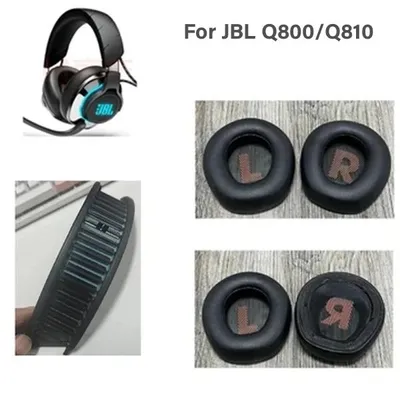 Produktbild von 1 Paar Ohrpolster mit Kopfband für JBL Quantum Q800/Q810 Wireless Schwarz Kopdband