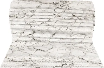 Produktbild von Weichschaummatte Bad 65x100 cm - Grauer Marmor - Badematte aus weichem, atmungsaktivem PVC - Antirutschmatte Bad für Innen- und Außenbereiche - Badteppich Weichschaum mit sicherem Halt auch bei Nässe