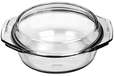 Produktbild von Bohemia Cristal 021 001 004, Auflaufform, Rund, Transparent, 1 Stück(e), 2 l, 228 mm