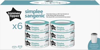 Produktbild von Sangenic Simplee 6er Pack Nachfüllkassette