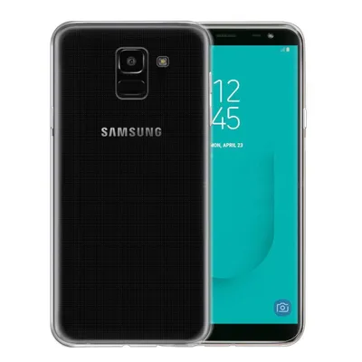 Zdjęcie produktu dla Przezroczyste silikonowe etui Samsung Galaxy J6 2018