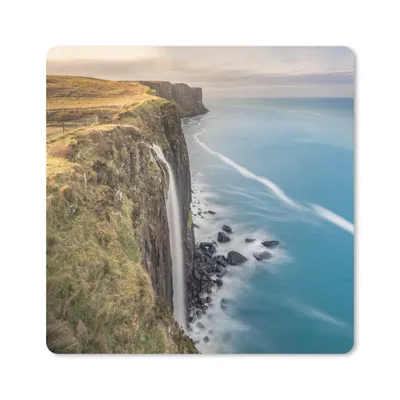 Produktbild von MuchoWow® Mauspad Mousepad Klippen von Skye, Schottland 20x20 cm - Mousepads - Maus Mat - Pad - Mausunterlage - Desk Mat - Bureauartikeln