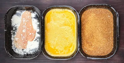Produktbild von Panierschalen-Set 3-teilig Emaille