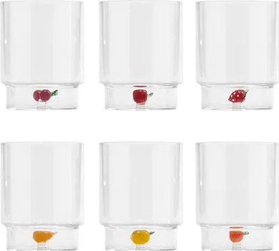 Produktbild von ZAFFERANO Teca Frutta 6er-Set sortierte Bechergläser