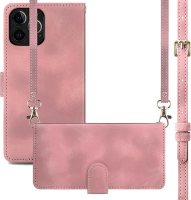 Immagine prodotto di Custodia pieghevole imoshion con cordino iPhone 12 (Pro) - Rosa