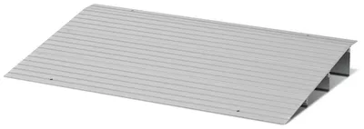 Produktbild von Ikodm Türschwellenrampe, Rollstuhlrampe Aluminium mit verstellbarem Rampendesign & 360 kg Tragkraft, Bordsteinrampe rutschfest für Rollstuhl, Kinderwagen (10.2 cm Höhe)