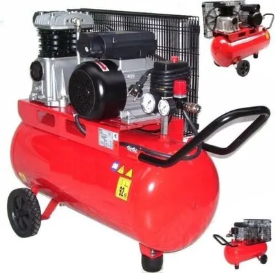 Produktbild von Druckluft Kompressor 230V 50L Werkstattkompressor 40359 Kolbenkompressor fahrbar