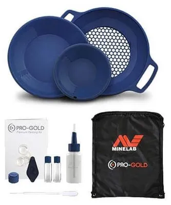 Obrázok produktu pre Sada ryžovacích panví Minelab PRO GOLD – kompletný set na ryžovanie zlata | Oficiálny CZ/SK Distributor