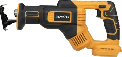 Produktbild von Akku-Säbelsäge, verstellbare Geschwindigkeit, Kettensäge, Holz, Metall, PVC-Rohr, Bandsäge, Elektrowerkzeug, Gelb