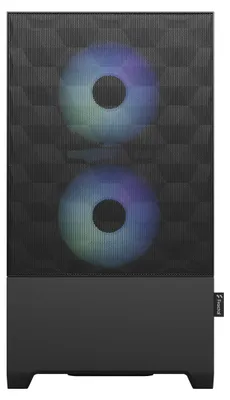 Produktbild von Fractal Design Pop Mini Air, Mini Tower, PC, Schwarz, micro ATX, Mini-ITX, Stahl, Gehärtetes Glas, Gaming