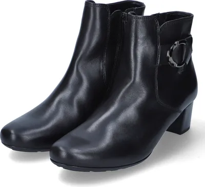 Produktbild von Gabor Ankle Boots Damen Glattleder Schwarz Größe: 5