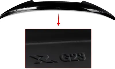 Obrázek produktu pro Zadní spoiler – pro BMW G26 430i I4 (2021–2024) – autopříslušenství – spoiler zadních dveří – spoiler předního nárazníku – lesklá černá