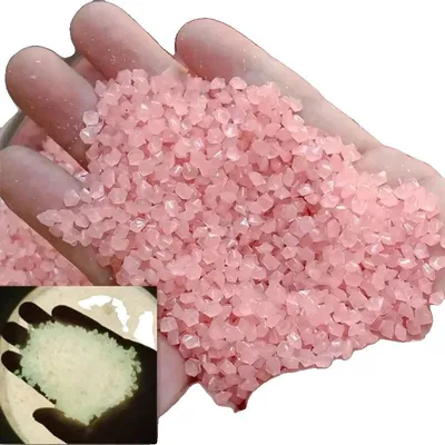 Zdjęcie produktu dla Świecące kamyczki, dekoracja akwarium, poprawa wyglądu akwarium, kolor pomarańczowo-czerwony, 2000 sztuk, rozmiar 3-5 mm